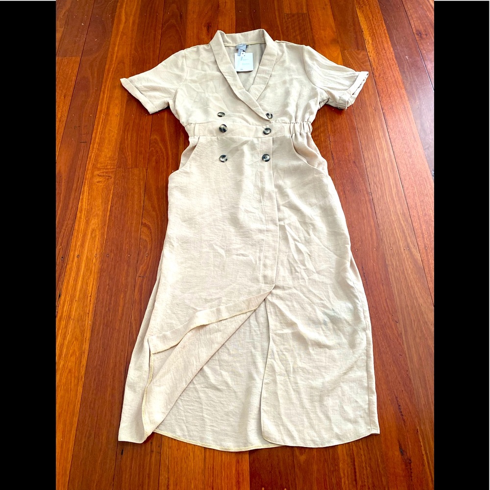 Asos design ‘Tux Midi’ dress - Picture 4 of 10